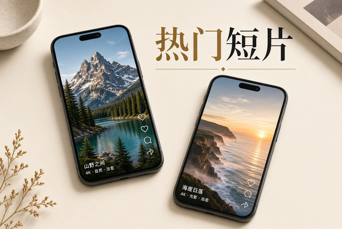 热门短片导览视觉